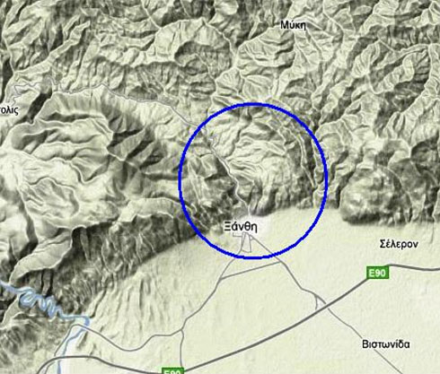 релефна карта